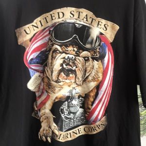 Bayside the true American short sleeve USMC T-shirt